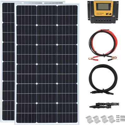 200 Watt 24V starres Solarpanel Monokristallines Modul abgeschaltet