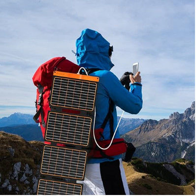 FT40 Kleines USB-Portables Solar-Ladegerät Mono-Kristalline Modul IP67 wasserdicht
