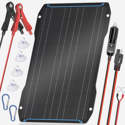 Wasserdicht 30 Watt Flexibles Solarpanel Autobatterie Ladegerät Portable
