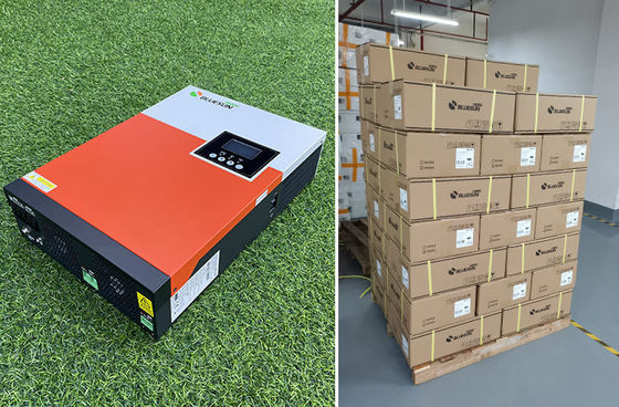 Home Off Grid Polykristalline Solaranlagen mit Invertern 5,5 kW mit Orange