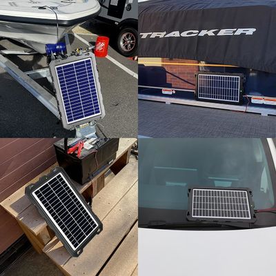 10W 12V Solarbatterie Trickle-Ladegerät Batteriebetreiber Marine