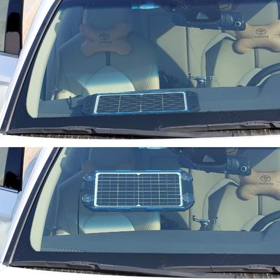 12W 12V-Solarpanel-Trickle-Ladegerät Solarbetrieb Batterie-Maintainer MPPT