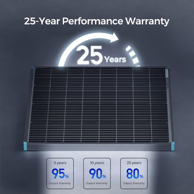 115 Watt 12 Volt starres Solarmodul Monokristallines Solarmodul Zellstrom