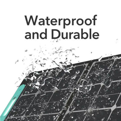 100W Klappbare monokristalline Solarzelle Wasserdicht IP68 für Heimcamping