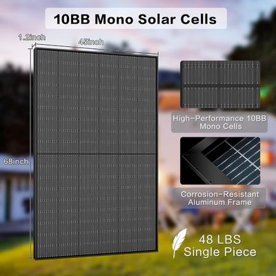 400W PV Monokristalline Solarzellen mit zwei Gesichtern