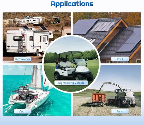 Monokristalline PV starre Solarzelle 12V 180W Kompakt