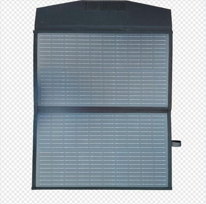 FT60 Klappsolarkollektor 60w Ladekleidung Wasserdicht IP65 mit Schwarz
