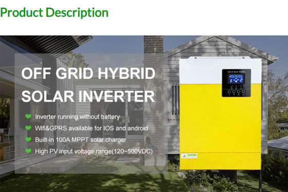 FT3000 Off-Grid-Wechselrichter reine Sinuswelle Solar-Wechselrichter 3KW 110/120VAC mit gelb