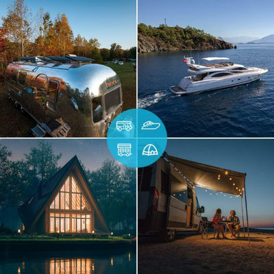 Semi-flexible Monocrystalline Flexible Solar Panel 12 Volt für Marine RV Wohnmobil 4wd