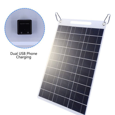 Portable Solar Panel Polykristallines Silizium Klappstoff Wandern Solarmodul 30W
