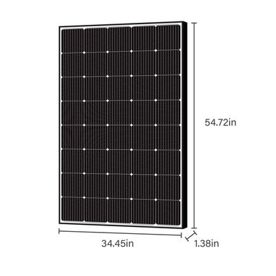 250W 15V-monokristallines flexibles Solarpanel für RV Marine