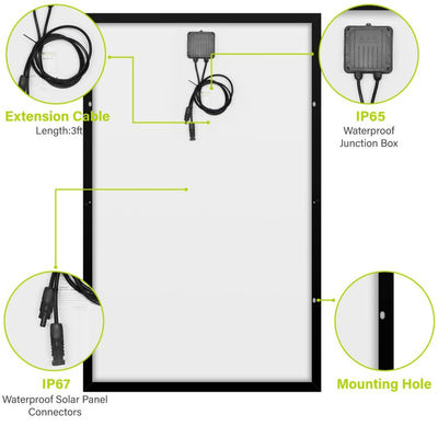 250W 15V-monokristallines flexibles Solarpanel für RV Marine