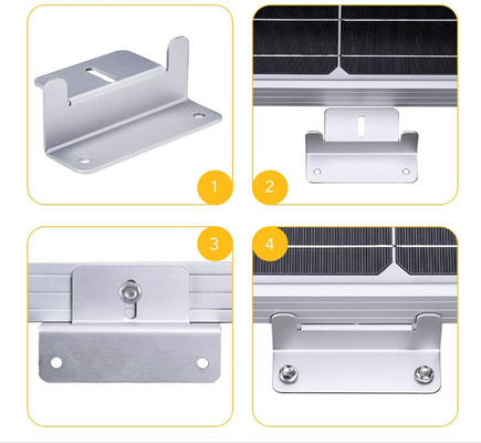 16 Einheiten Wohnmobile Solaranlagen Zubehör Montage-Brakett-Kits für Fliesendach