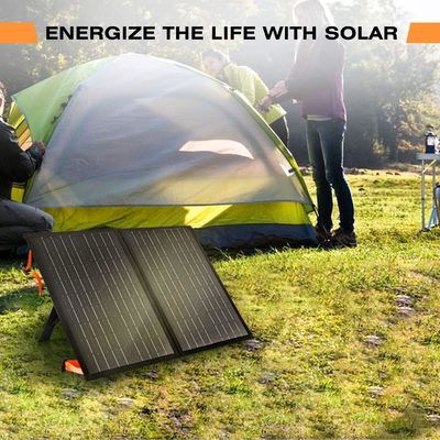 100W Off-Grid Klappbare Solar-Ladegerät Portable Solar-Panel-Kit für Camping