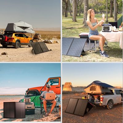 100W Off-Grid Klappbare Solar-Ladegerät Portable Solar-Panel-Kit für Camping