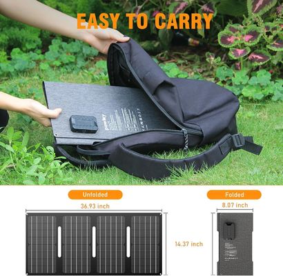 40 W Portable Solar Panel 15 V Gleichstrom Steckdose für Outdoor Camping Wandern