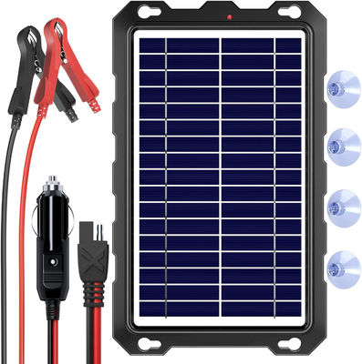 7.5W Portable RV Solar Battery Charger Solar Car Battery Maintainer 12V