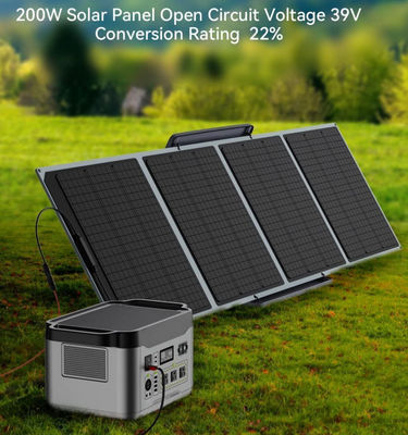 36-Volt-Faltsolaranlage mit 160 Watt für Kraftwerke