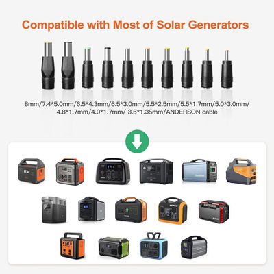 Klappbares 100W RV Off-Grid-Solarsystempaket für Campingwanderungen