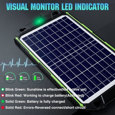 10W 12V wasserdichtes Solarbatterie-Ladegerät