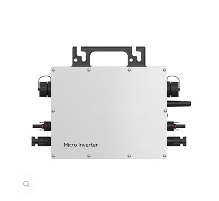 600W 2000W Solar-Mikro-Inverter Klasse I für Balkonkraftwerke mit Schwarz-Weiß