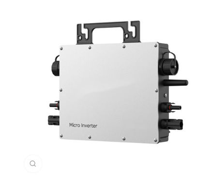 600W 2000W Solar-Mikro-Inverter Klasse I für Balkonkraftwerke mit Schwarz-Weiß