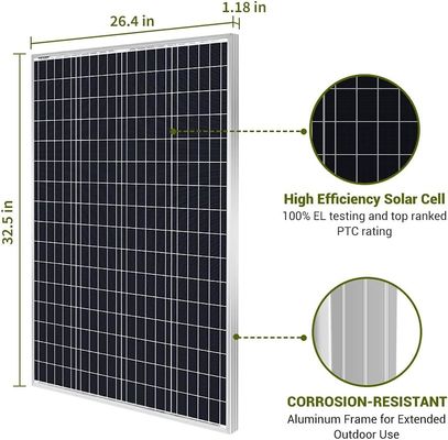 100W 12V 9BB Photovoltaik Balkon Solarmodule für Wohnmobil