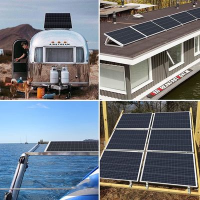 100W 12V 9BB Photovoltaik Balkon Solarmodule für Wohnmobil