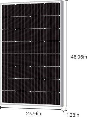 160W Off-Grid Monokristalline PV-Zellmodul Mono Poly Solar Panel 12V