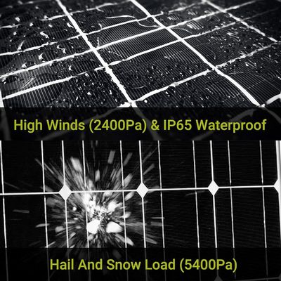 160W Off-Grid Monokristalline PV-Zellmodul Mono Poly Solar Panel 12V