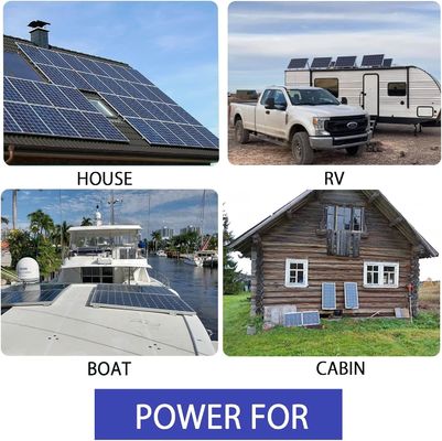 200 Watt 24V starres Solarpanel Monokristallines Modul abgeschaltet