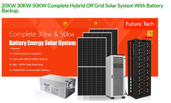 FT30000 Solar-Panel-Kit 20KW 25KW 30KW 40KW 50KW komplett ausgeschaltet