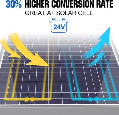 30 Watt 24V-Solarpanel-Kit Trickle-Ladegerät Wartungsteuerung