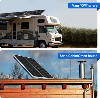 Monokristalline Solaranlagen-Kit MPPT abgeschaltet 400 Watt 12V