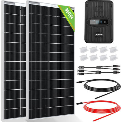 Monokristalline Solaranlagen-Kit MPPT abgeschaltet 400 Watt 12V