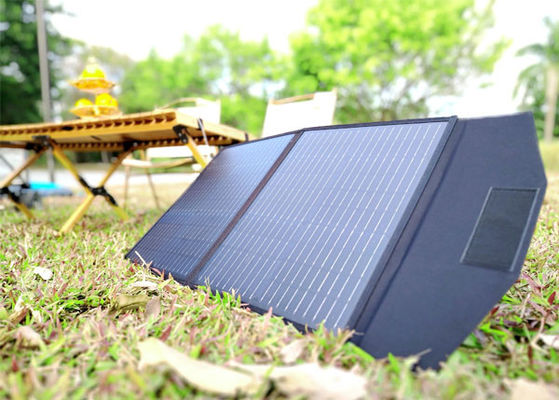 FTB30W 30w Solarpanel Klappdecke Batterie Ladegerät mit Schwarz für den Außenbereich
