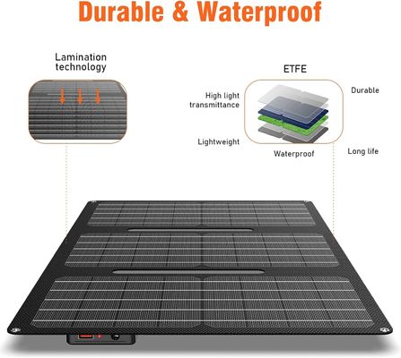 30 Watt tragbare Balkonsolarzellen Monokristallines Silizium Wasserdicht