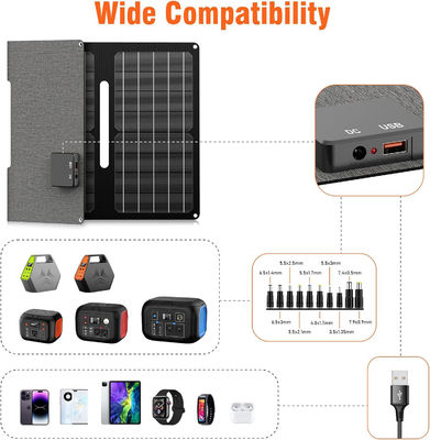 30 Watt tragbare Balkonsolarzellen Monokristallines Silizium Wasserdicht