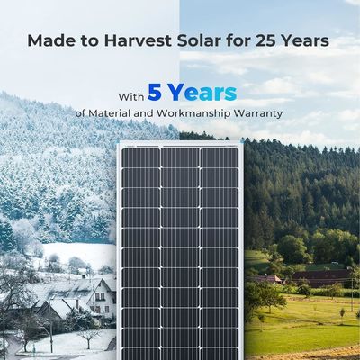 PV-Monokristalline Balkon-Solarzellen 100 Watt 12V OEM