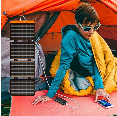 FT40 Kleines USB-Portables Solar-Ladegerät Mono-Kristalline Modul IP67 wasserdicht