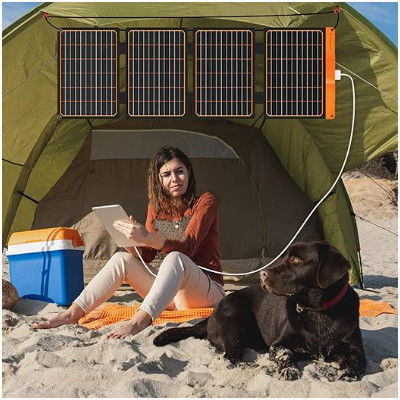 FT40 Kleines USB-Portables Solar-Ladegerät Mono-Kristalline Modul IP67 wasserdicht