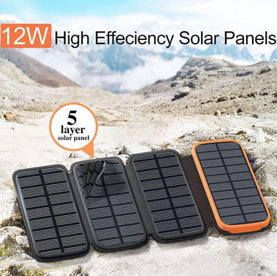 OEM 12V tragbares Solarpanel Solar-Powerbank-Ladegerät 27000mAh