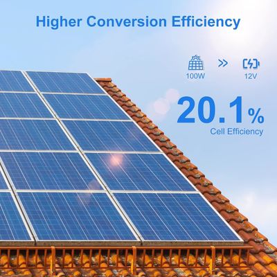 Polykristalline Solarzellen für Balkone ausgeschaltet 100 Watt 12 Volt