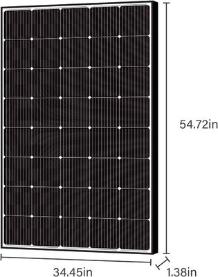 250W 15V Monokristalline Sloar Panel PV Modul abgeschaltet Leichtgewicht