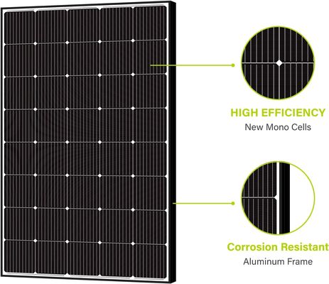 250W 15V Monokristalline Sloar Panel PV Modul abgeschaltet Leichtgewicht