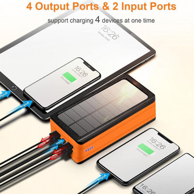 Wireless Portable Solar Battery Bank Telefon Ladegerät 50000mAh Leistung