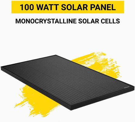 Monokristalline 100W-Solarzellen für Balkone für Gewerbegebäude