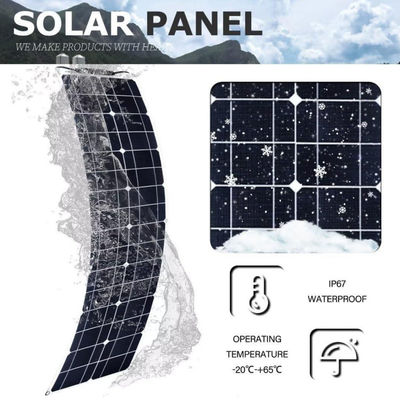 300W Monocrystalline USB-Solar-Panel-Kit für Wohnmobil 50A 12-24V