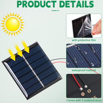 Polycrystalline tragbare flexible Solarzellen 120 MA für Taschenlampen