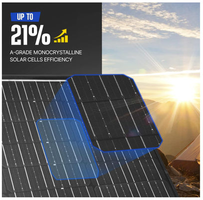 160W Klappsolardecke BIPV-Solarkollektoren Monokristalline Leichtgewicht